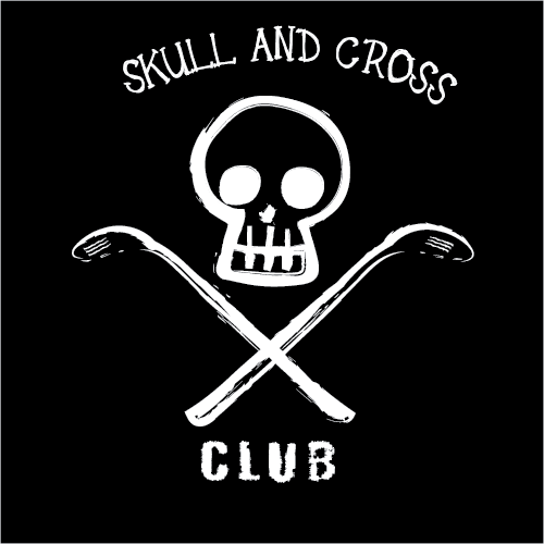 Skull and Cross Club Black Dad Hat