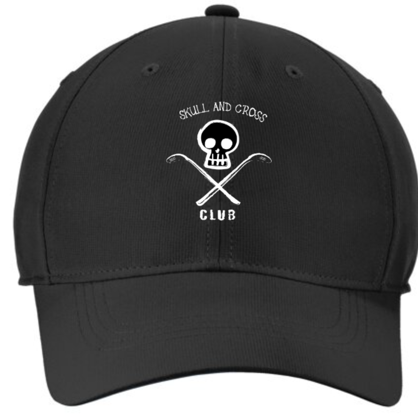 Skull and Cross Club Black Dad Hat