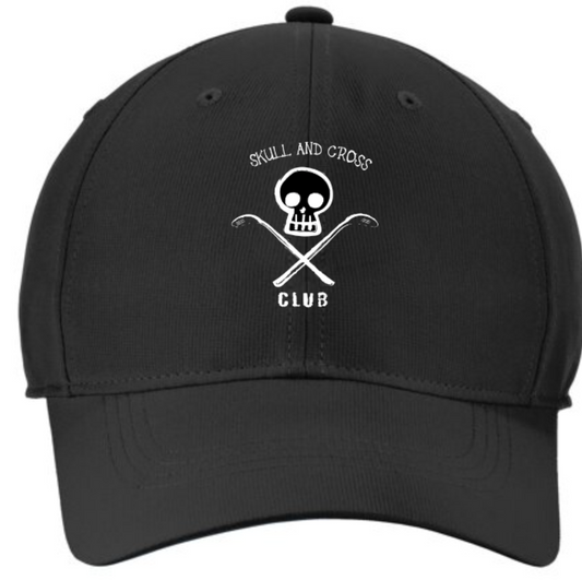 Skull and Cross Club Black Dad Hat